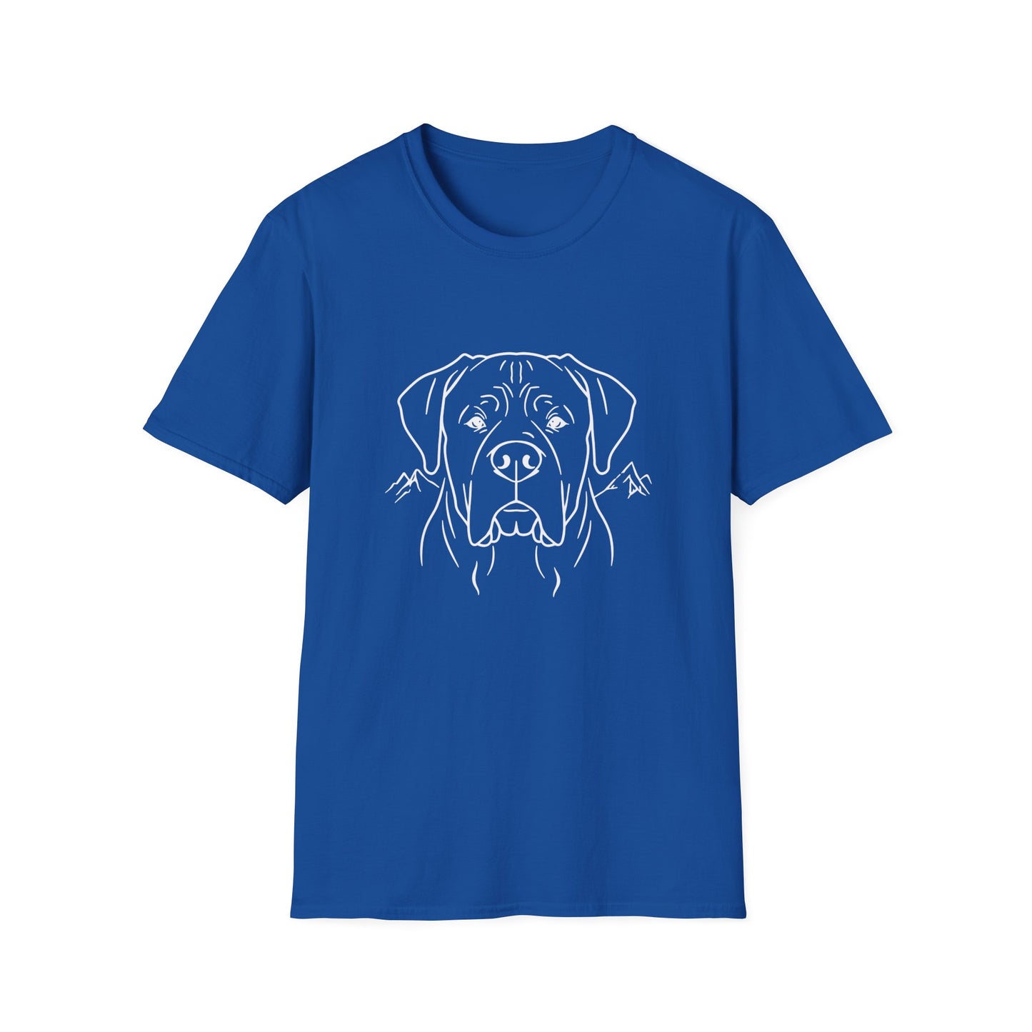 Dog Portrait Line Art Mastiff