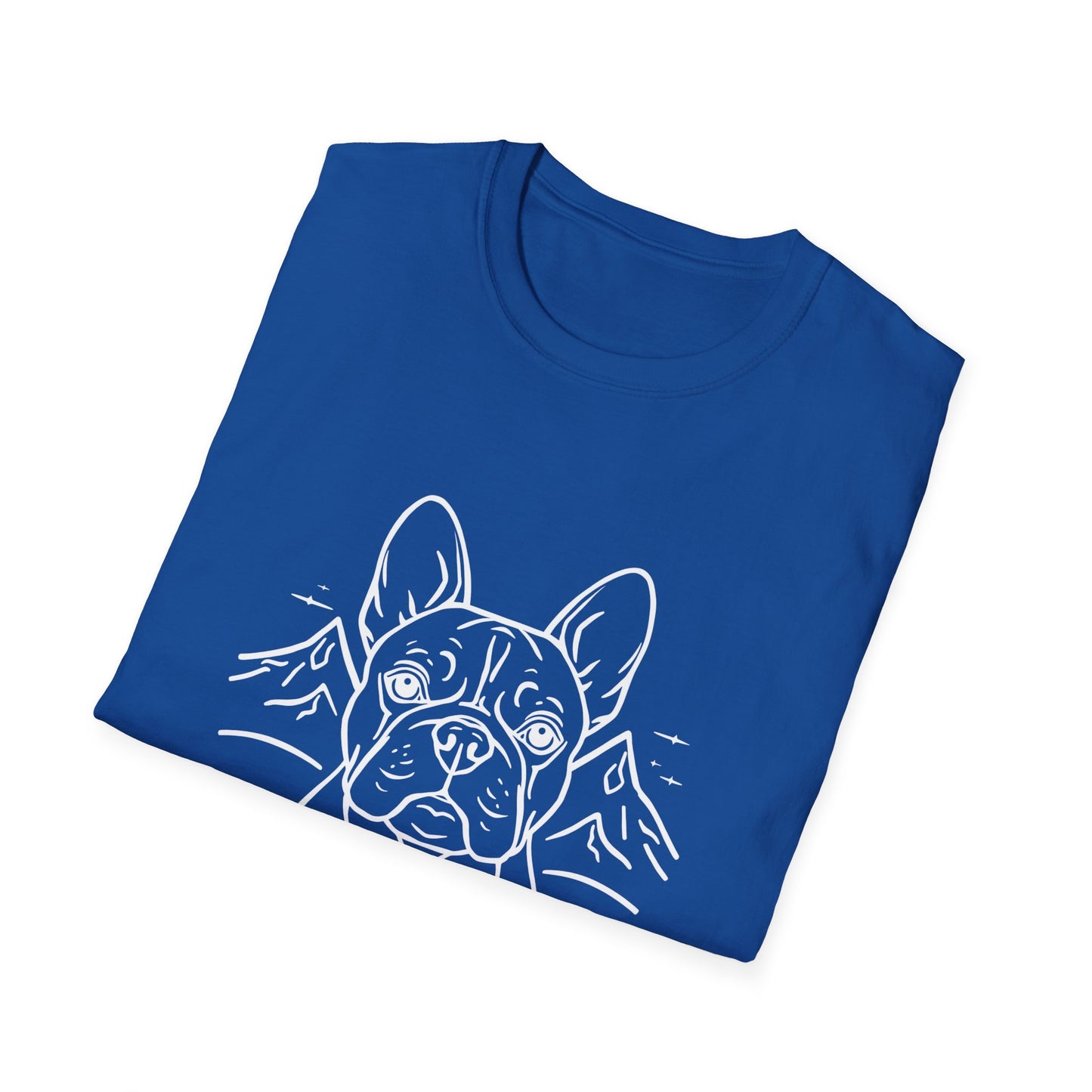 Dog Portrait Line Art Frenchie