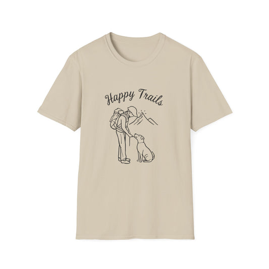 Happy Trails line art