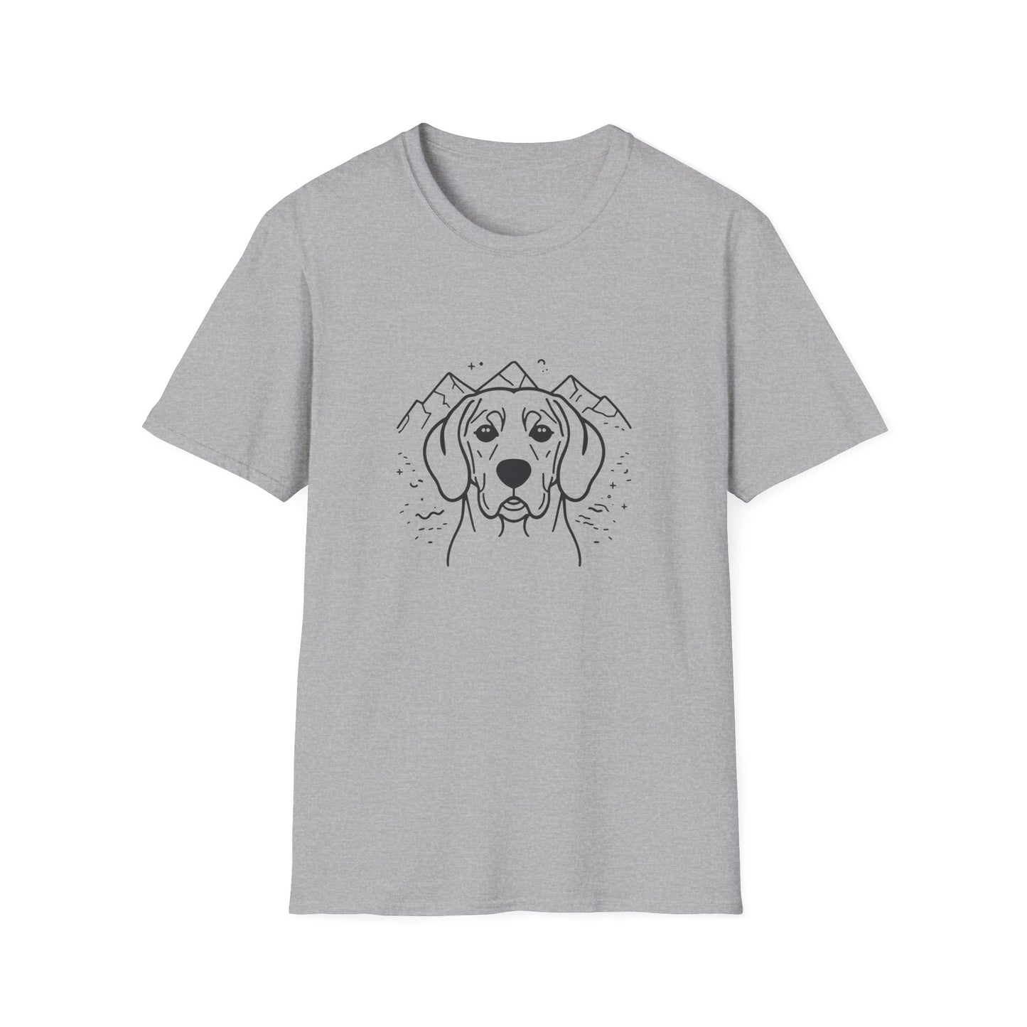 Dog Portrait Line Art Beagle