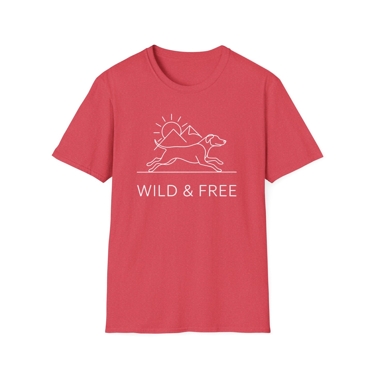 Wild & Free line art