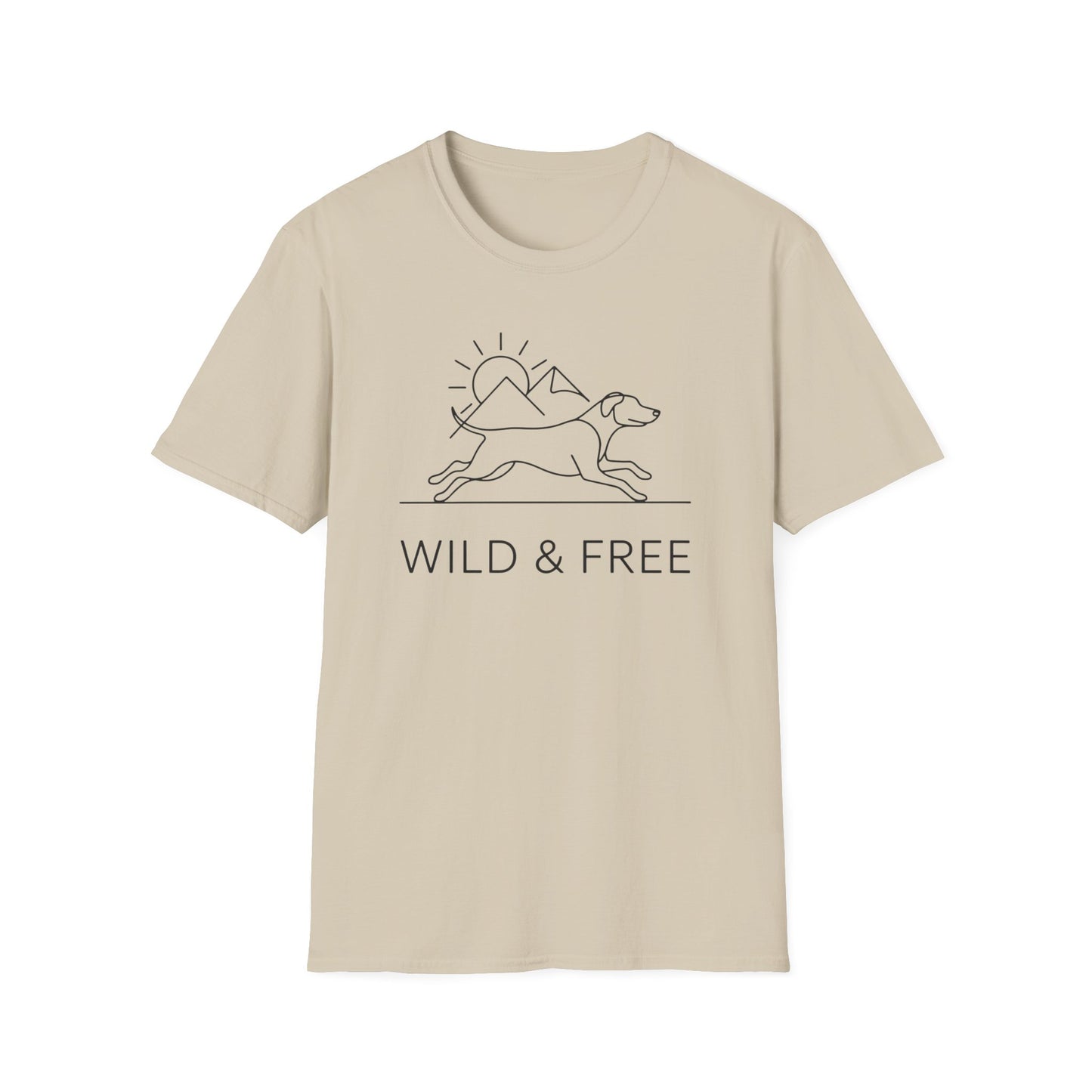 Wild & Free line art