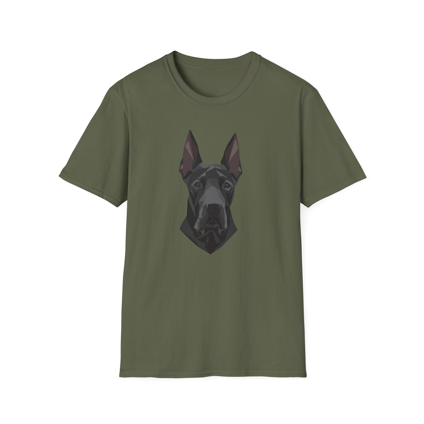 Geometric Great Dane Head