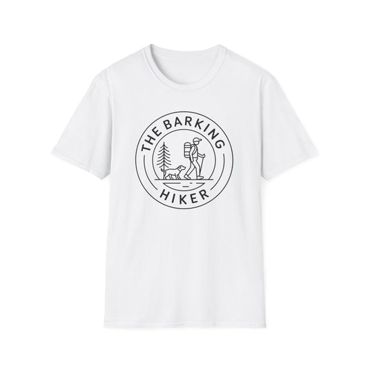 The Barking Hiker line art T-Shirt