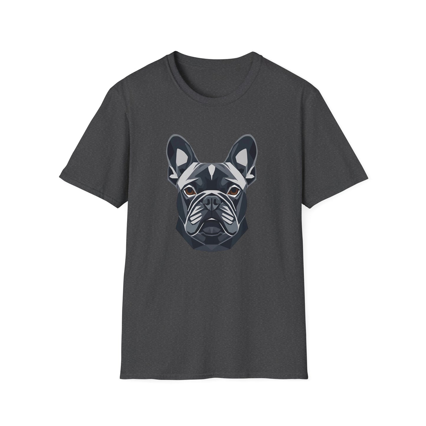 Geometric Frenchie Head
