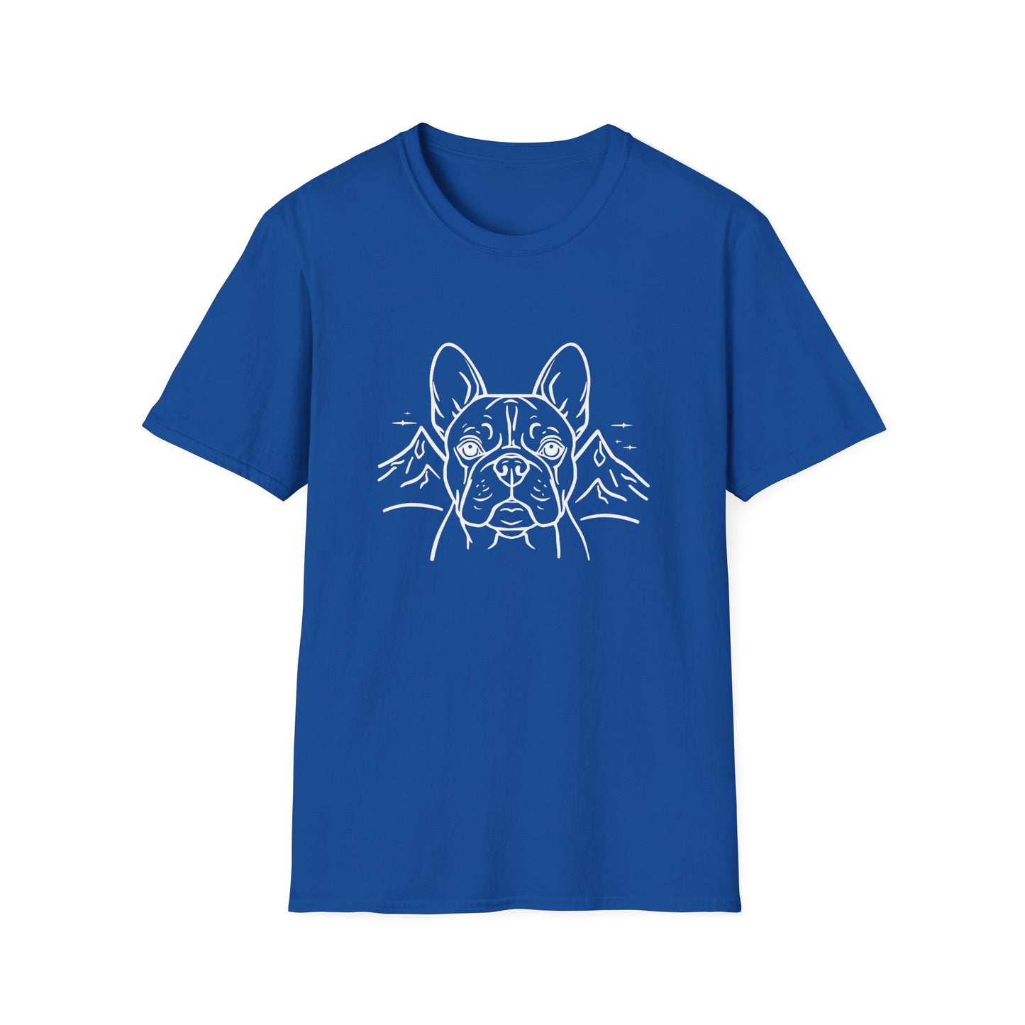 Dog Portrait Line Art Frenchie