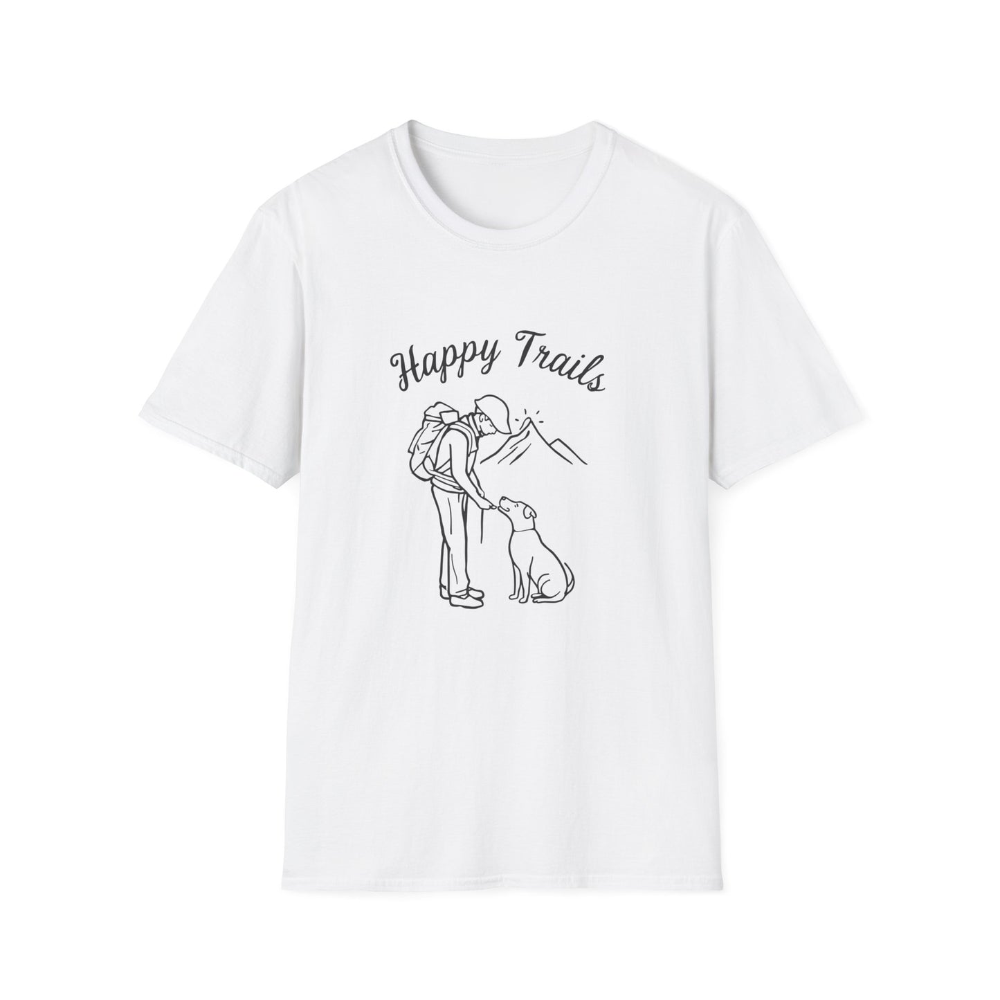 Happy Trails line art