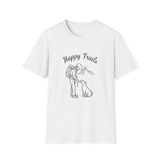 Happy Trails line art