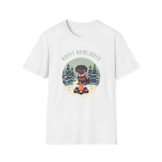 Dachshund – Campfire Christmas II T-shirt