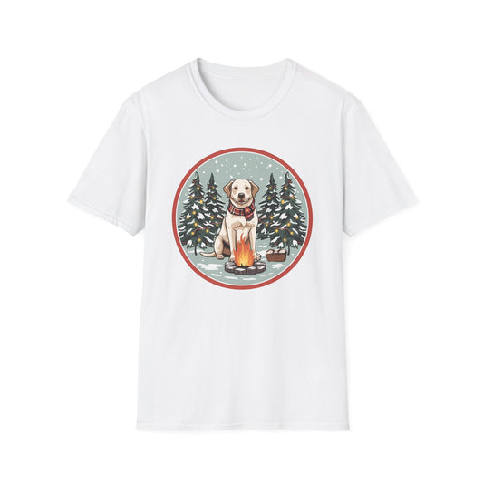Labrador Retriever β Campfire Christmas T-shirt