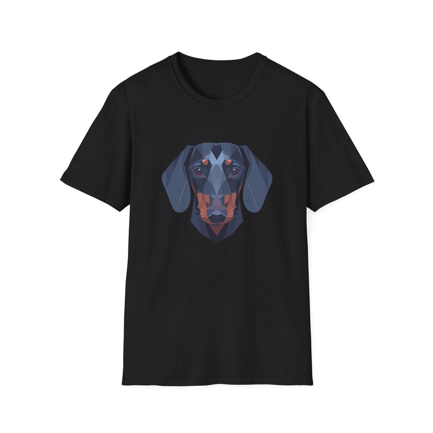 Geometric Dachshund Head