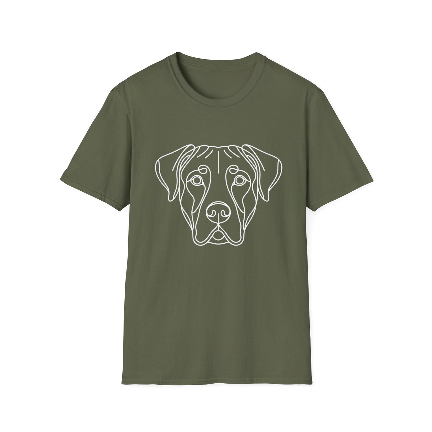 Dog Portrait Line Art