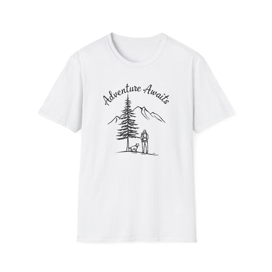 Adventure Awaits wander line T-Shirt