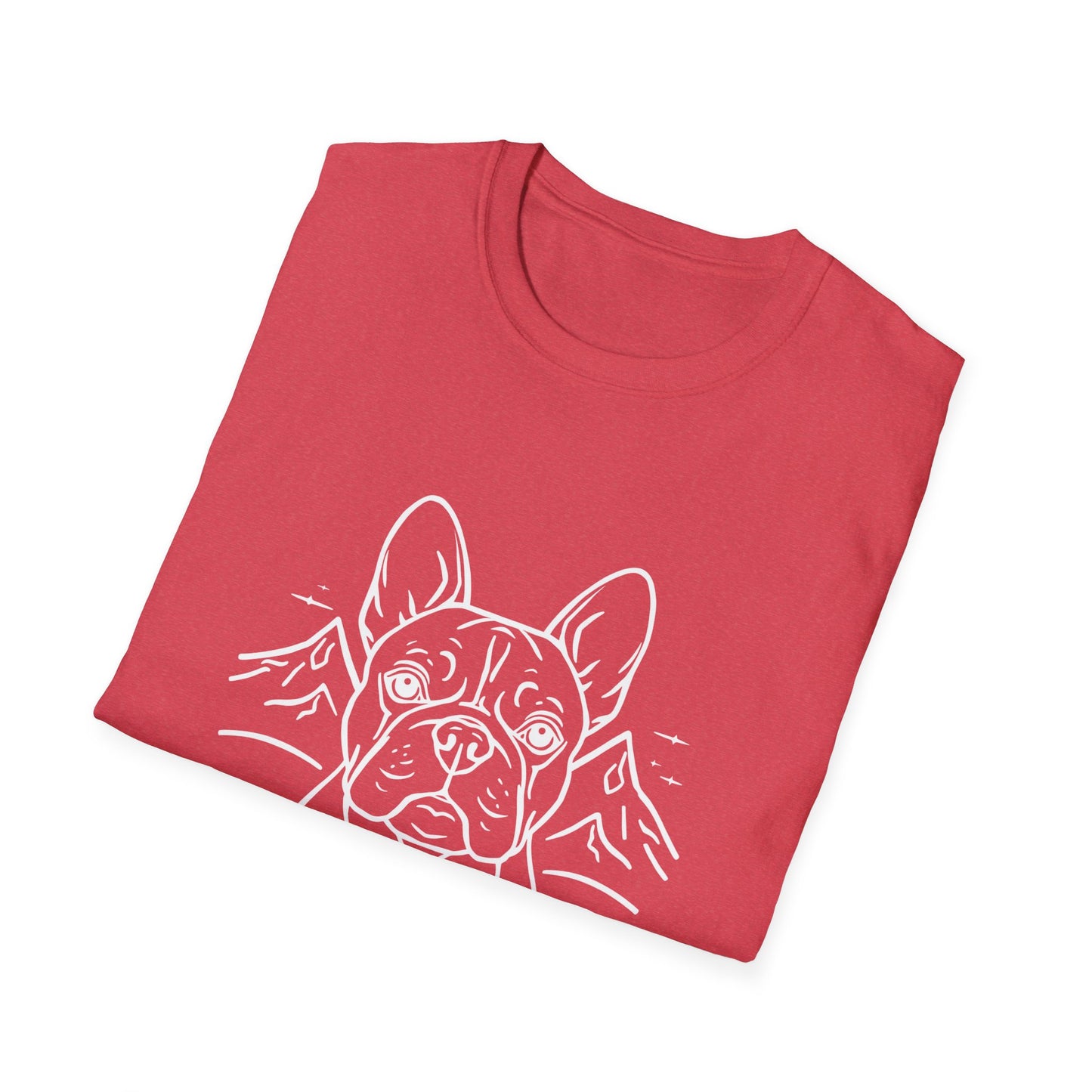Dog Portrait Line Art Frenchie