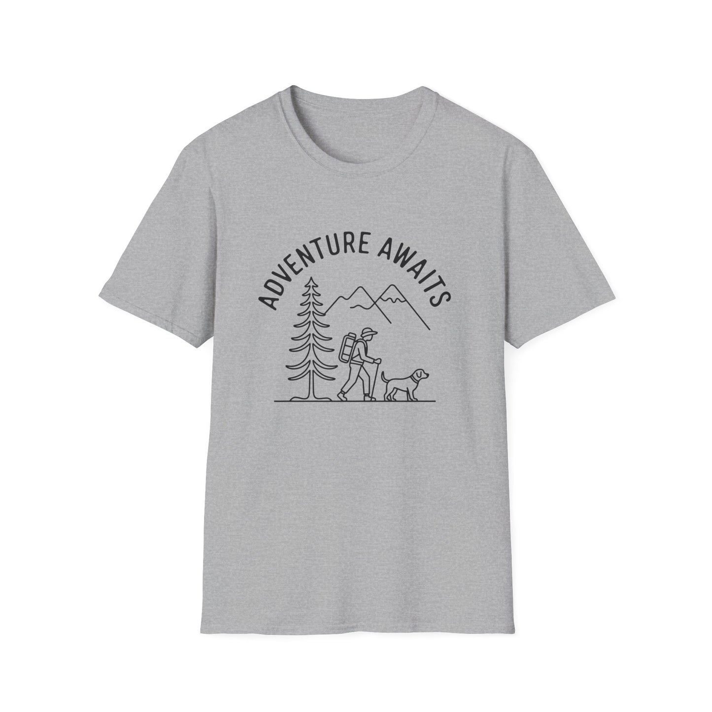 Adventure Awaits line art