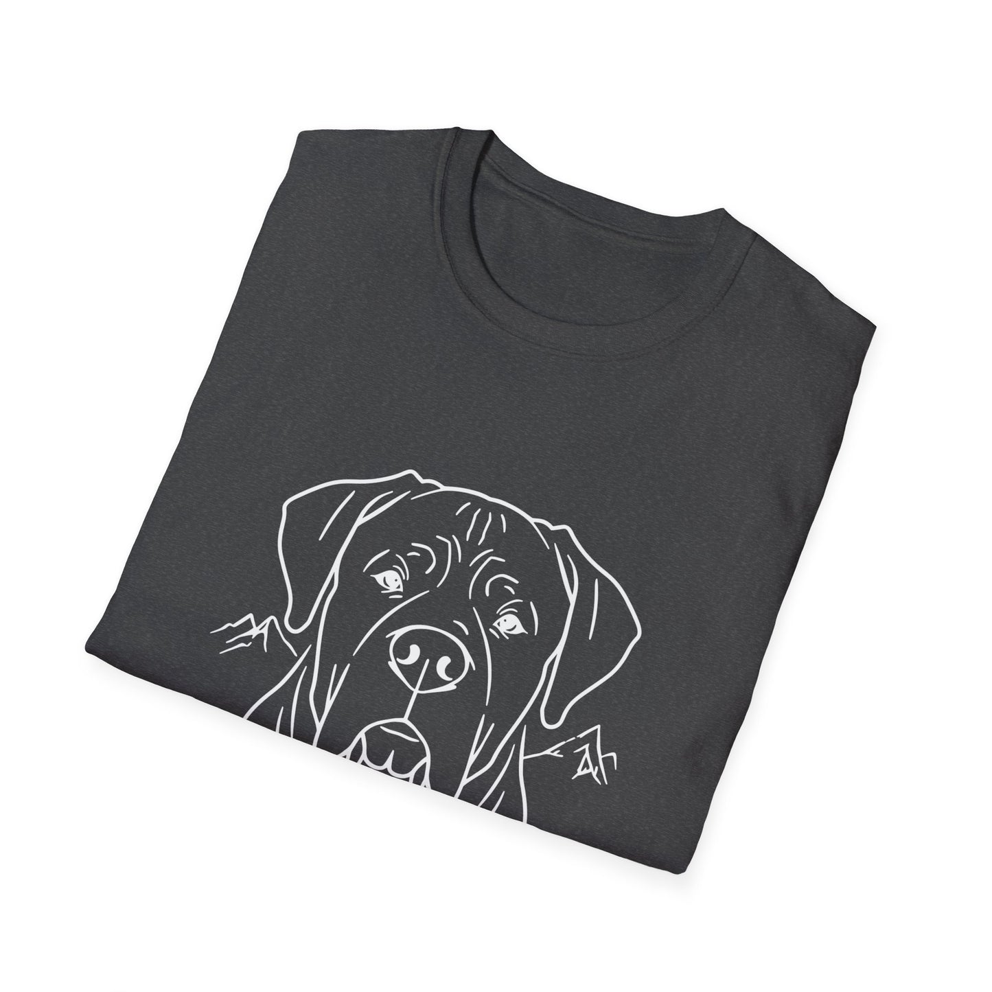 Dog Portrait Line Art Mastiff
