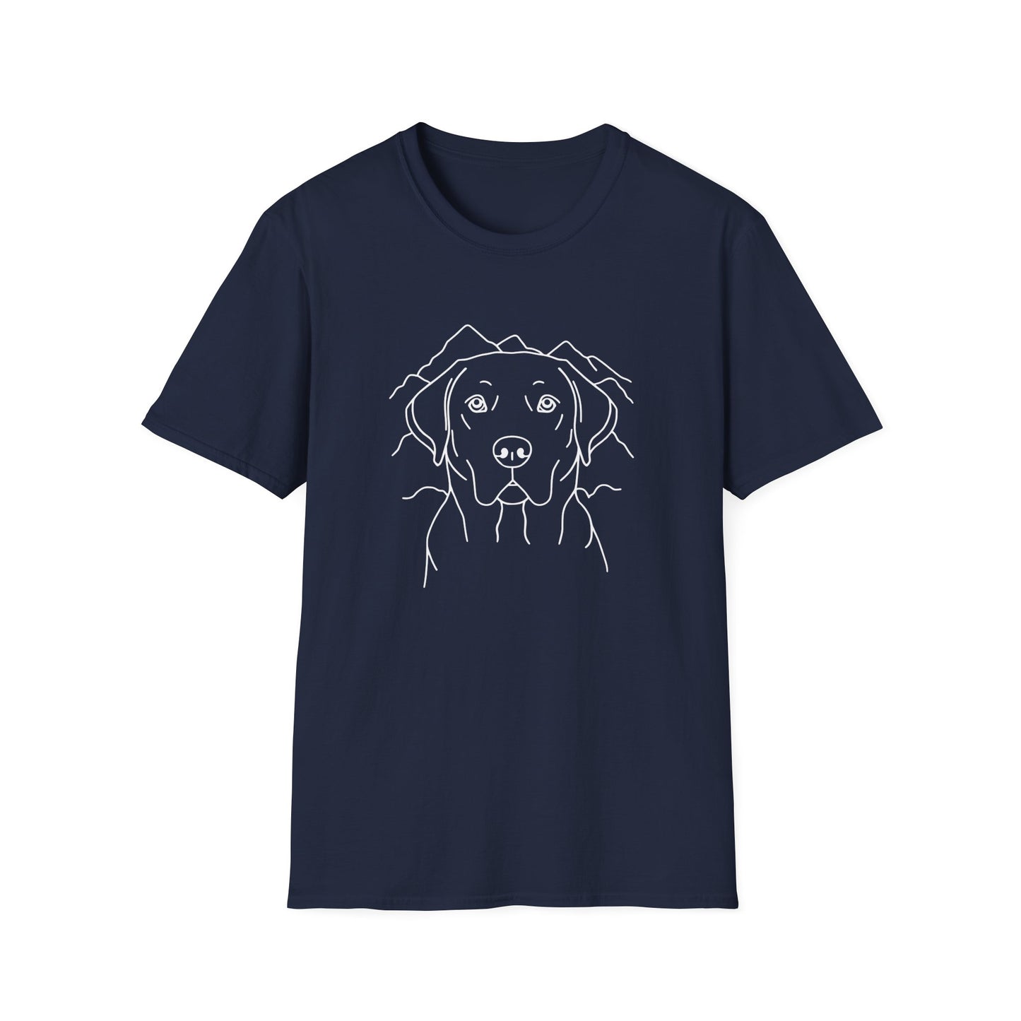 Dog Portrait Line Art Labrador