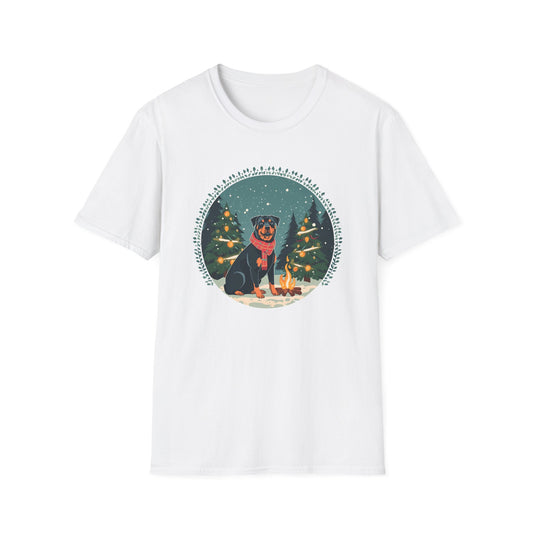 Rottweiler β Campfire Christmas T-shirt