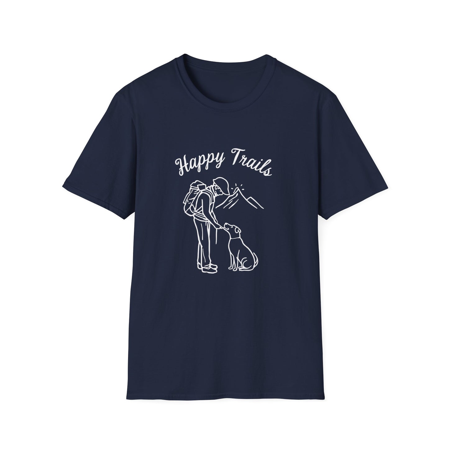 Happy Trails line art