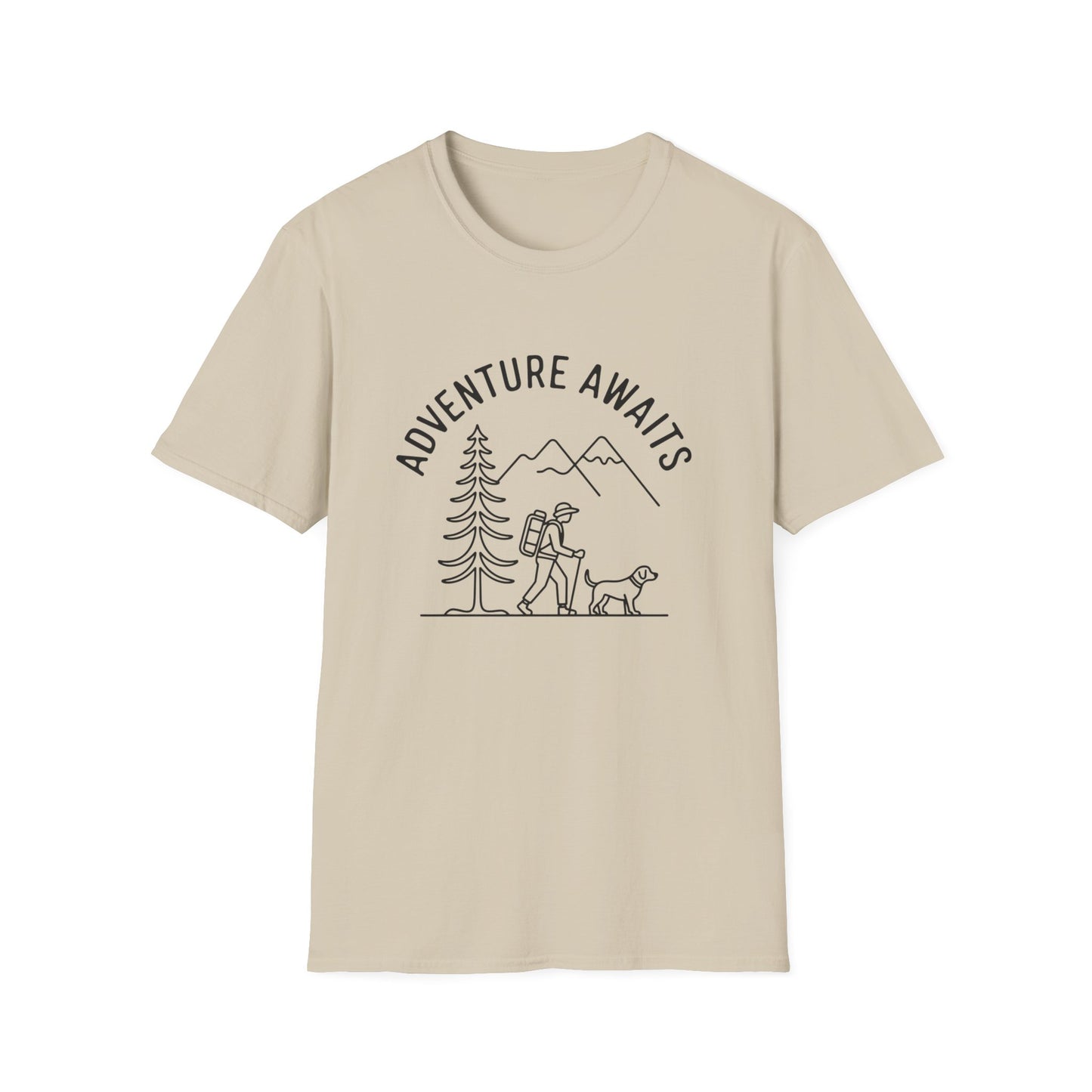 Adventure Awaits line art