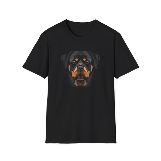 Geometric Rottweiler Head