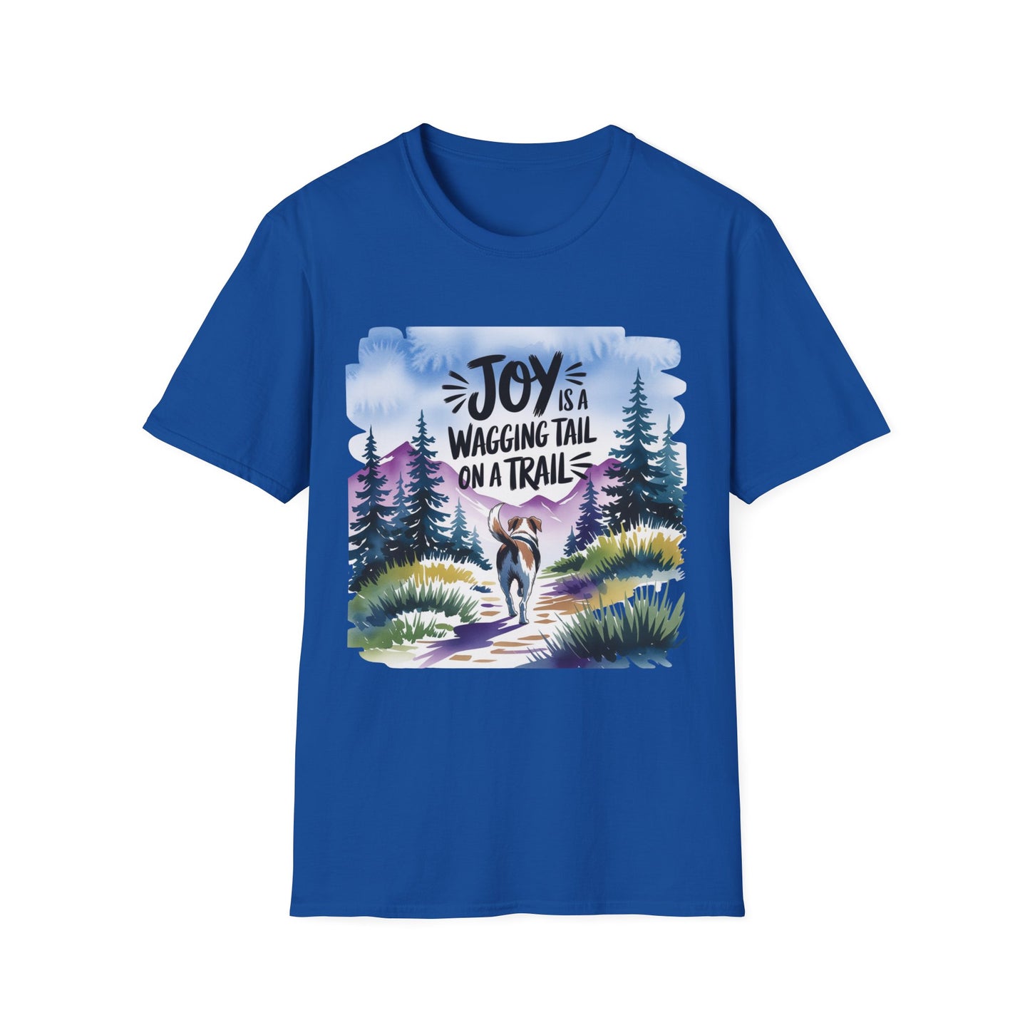 Joy is a Wagging Tail Watercolor