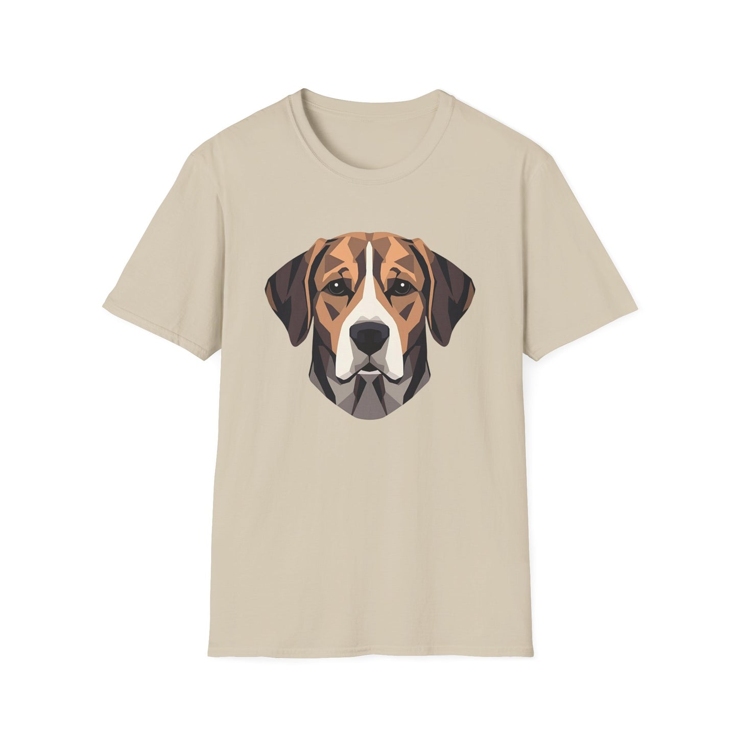 Geometric Beagle Head