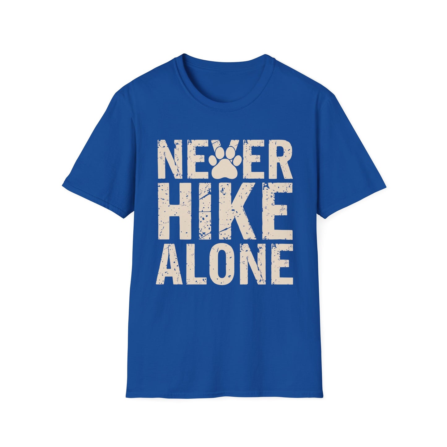 Never Hike Alone text