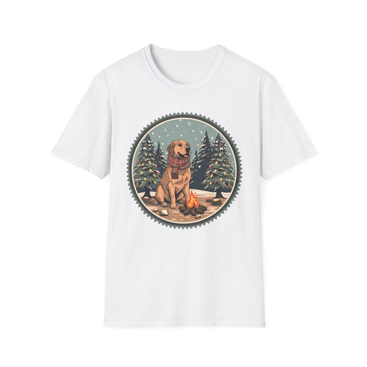 Golden Retriever β Campfire Christmas T-shirt