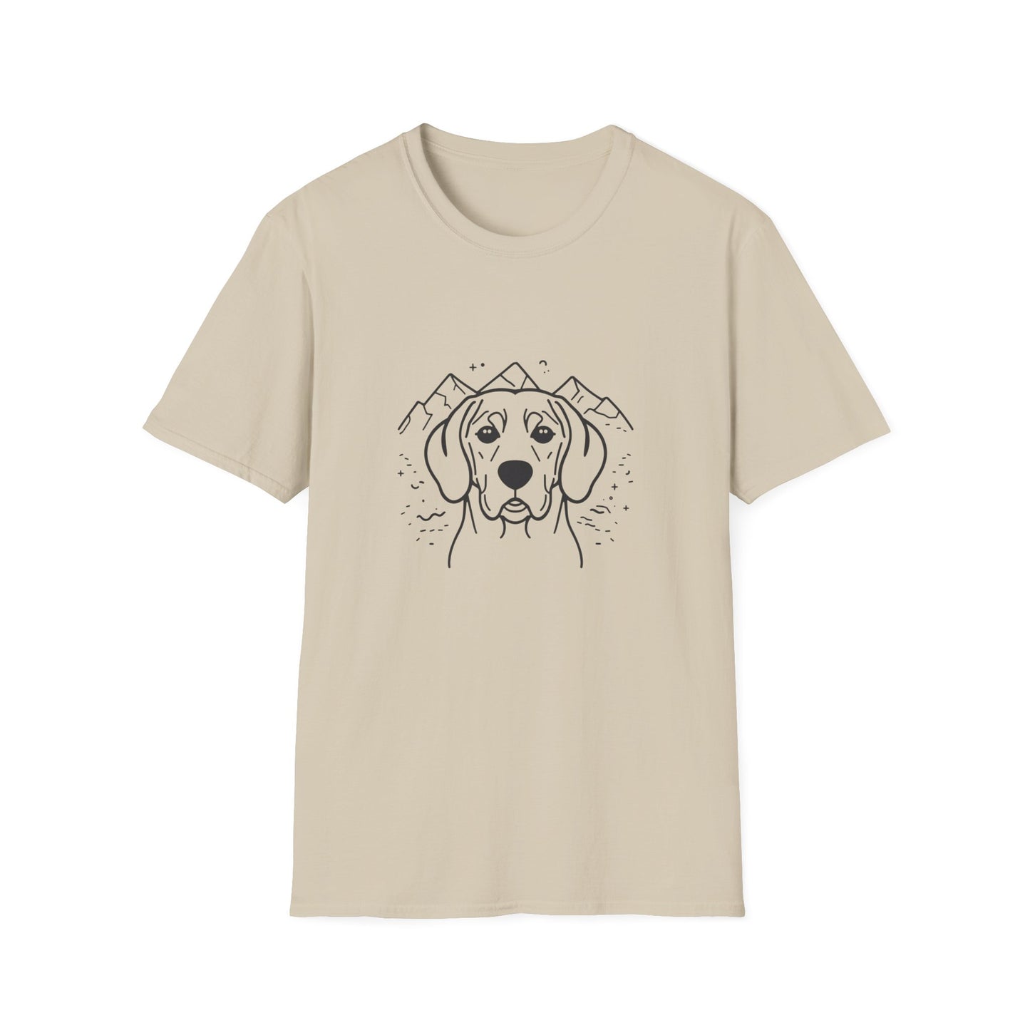 Dog Portrait Line Art Beagle