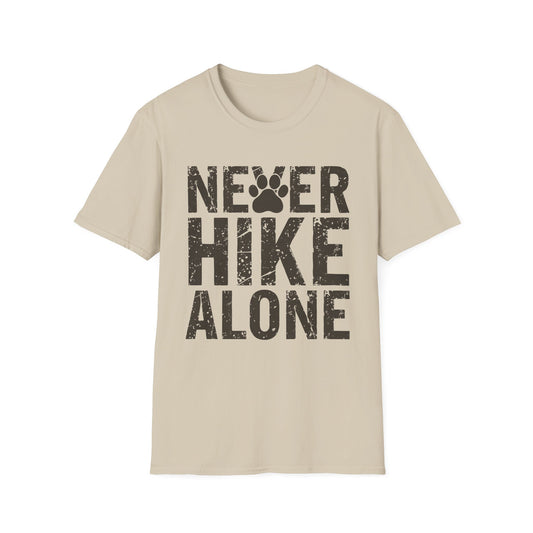 Never Hike Alone text