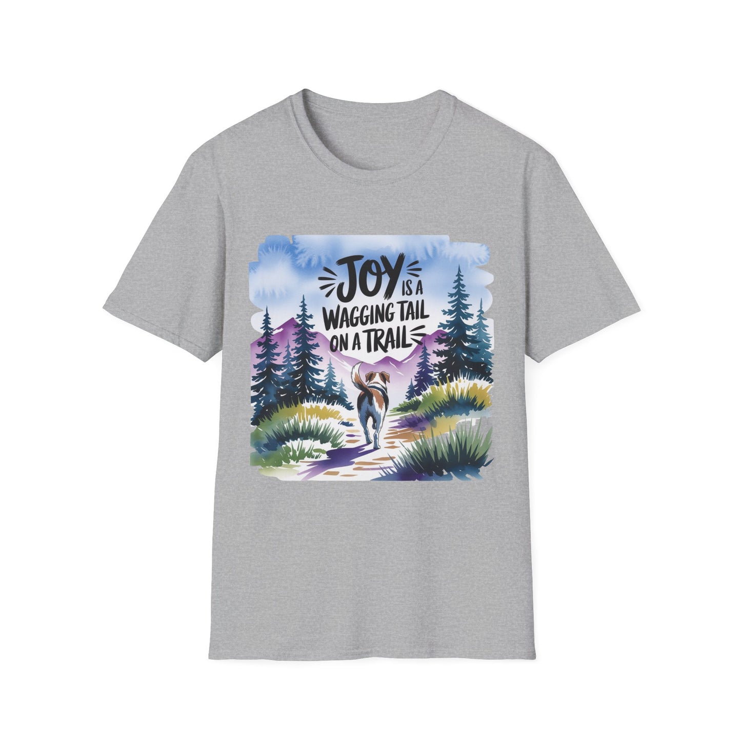 Joy is a Wagging Tail Watercolor