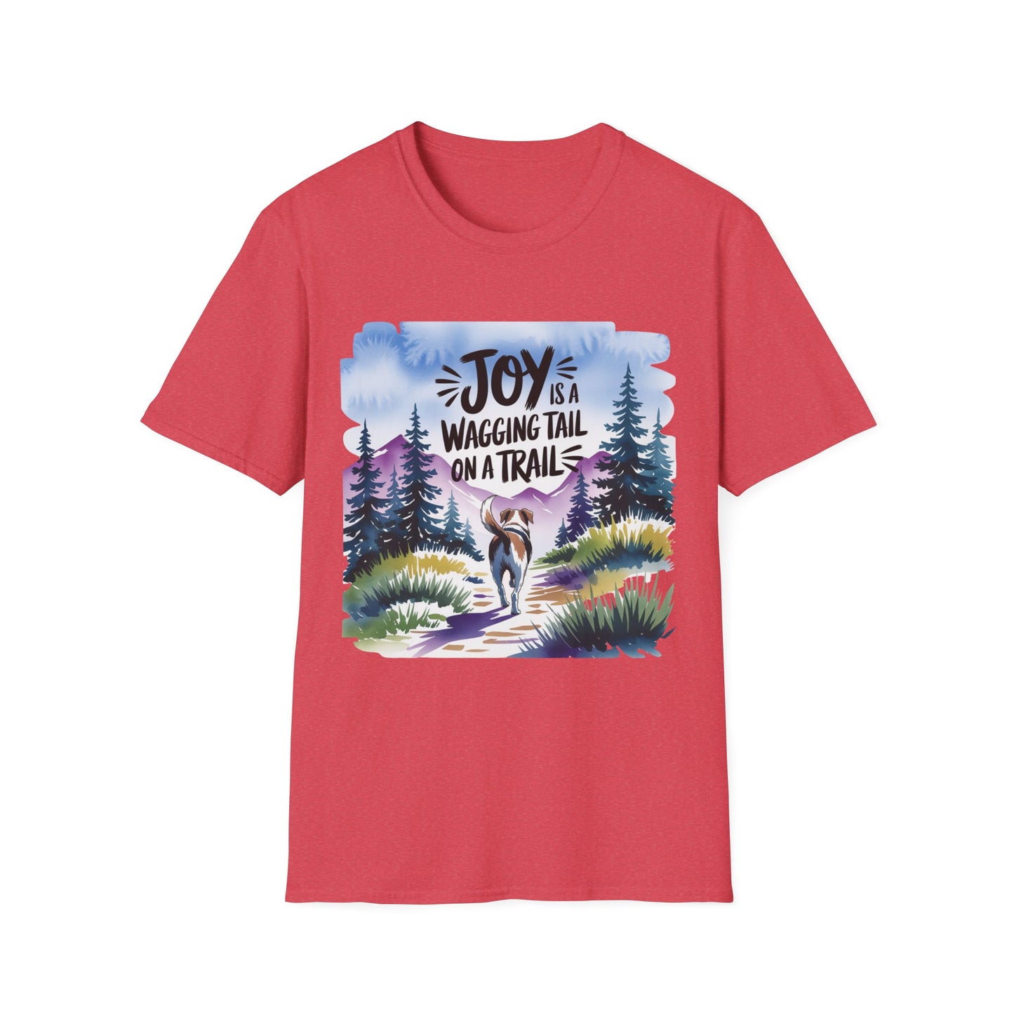 Joy is a Wagging Tail Watercolor