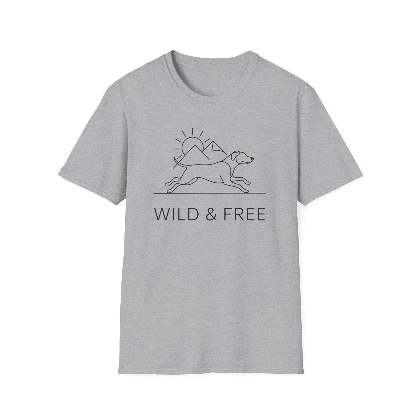 Wild & Free line art