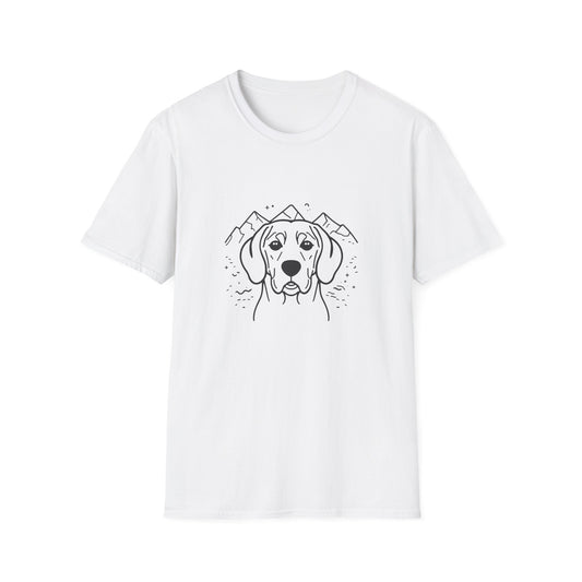 Dog Portrait Line Art Beagle