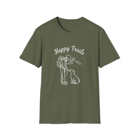 Happy Trails line art T-Shirt