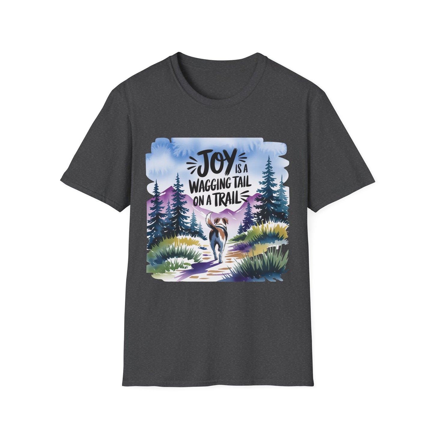 Joy is a Wagging Tail Watercolor