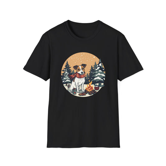 Jack Russell – Christmas Campfire T-Shirt