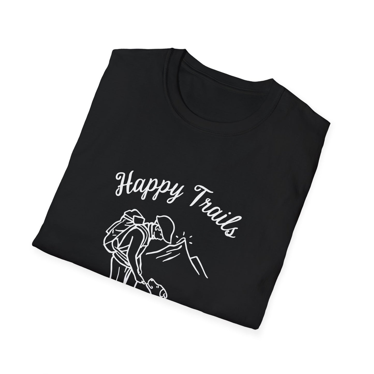 Happy Trails line art
