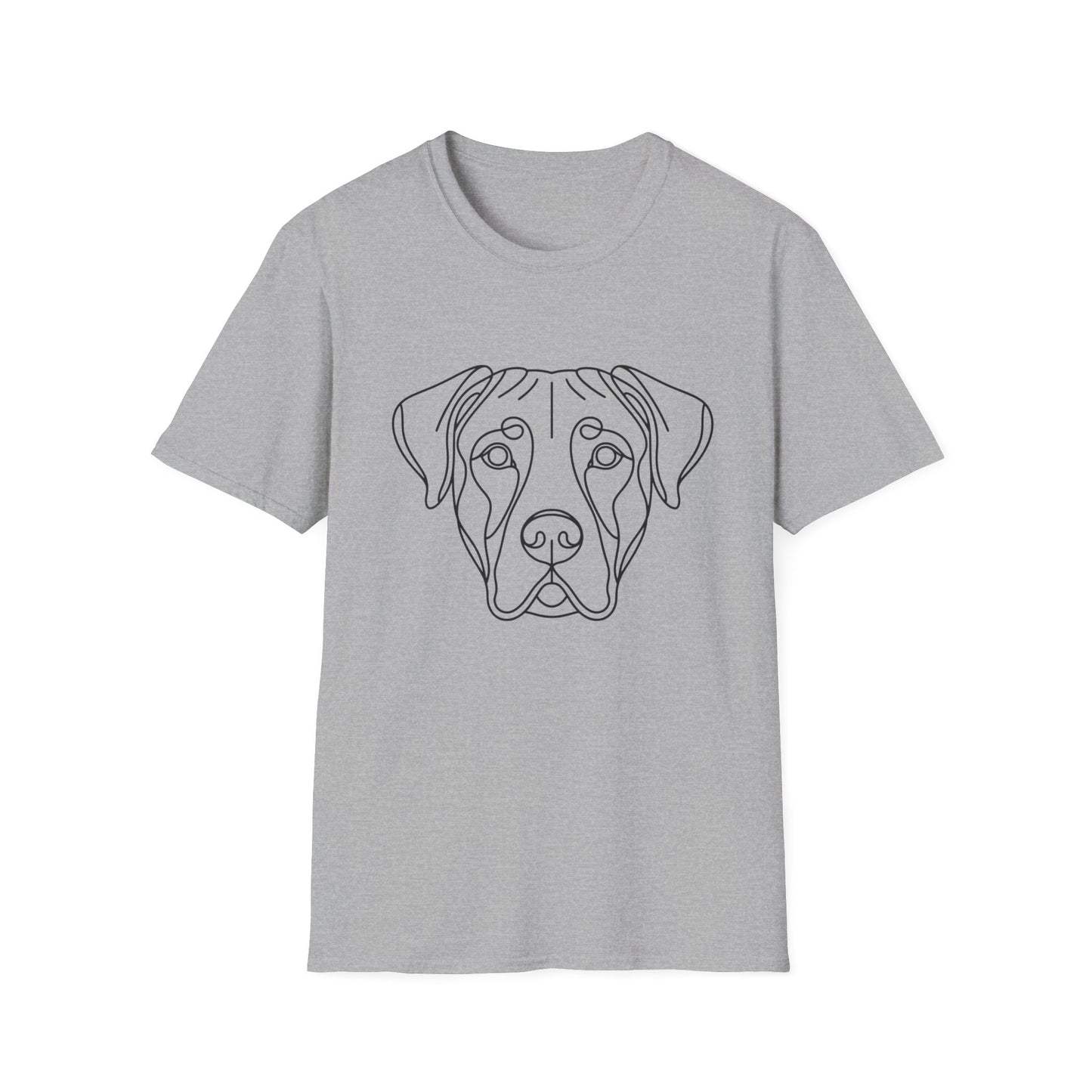 Dog Portrait Line Art
