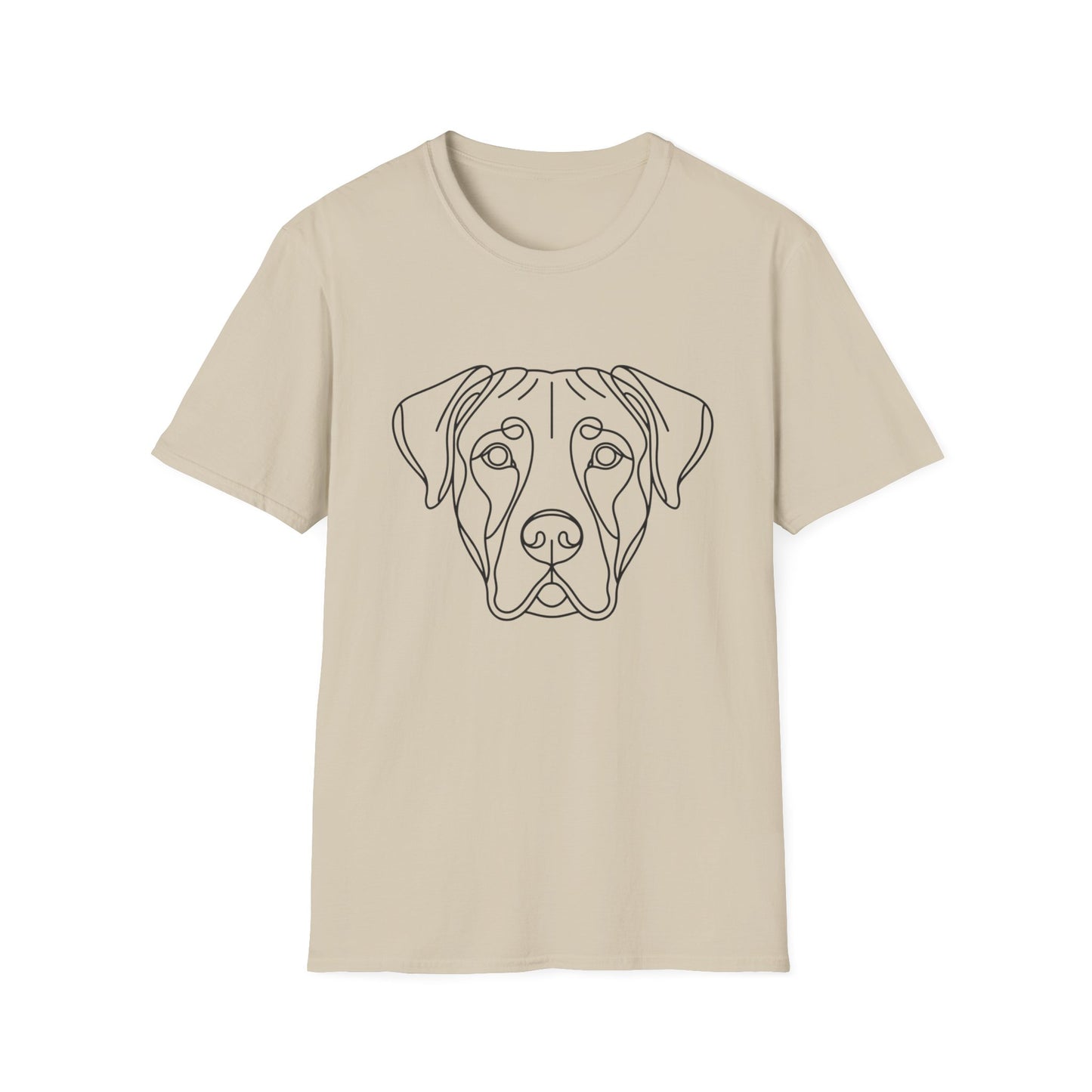 Dog Portrait Line Art