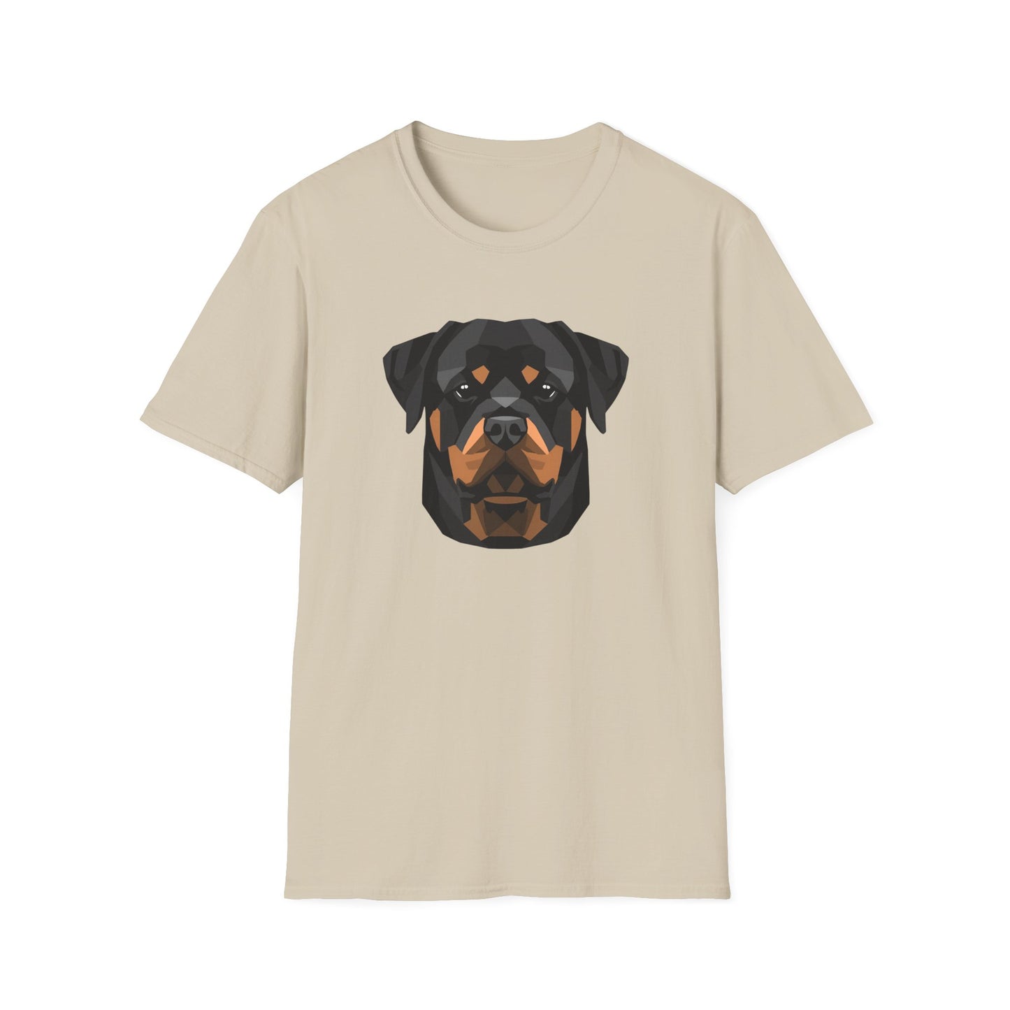 Geometric Rottweiler Head