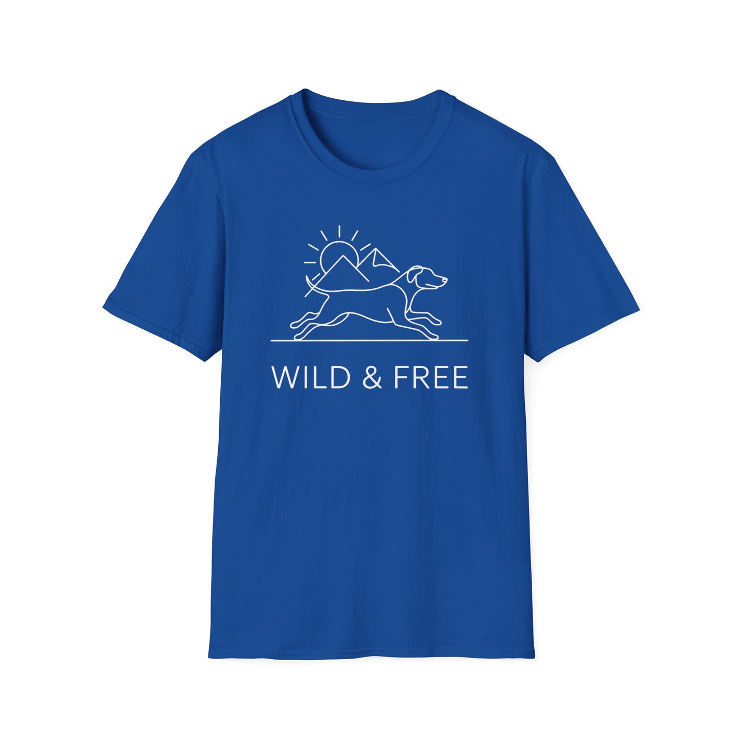 Wild & Free line art