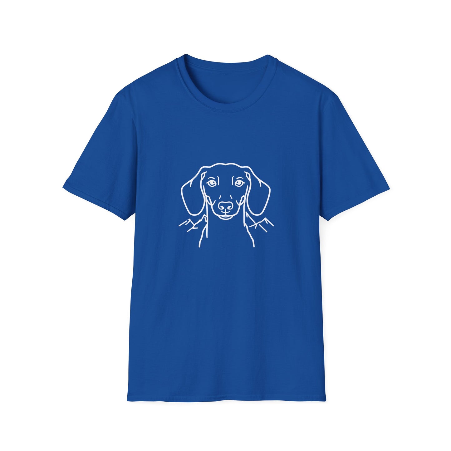 Dog Portrait Line Art Dachshund