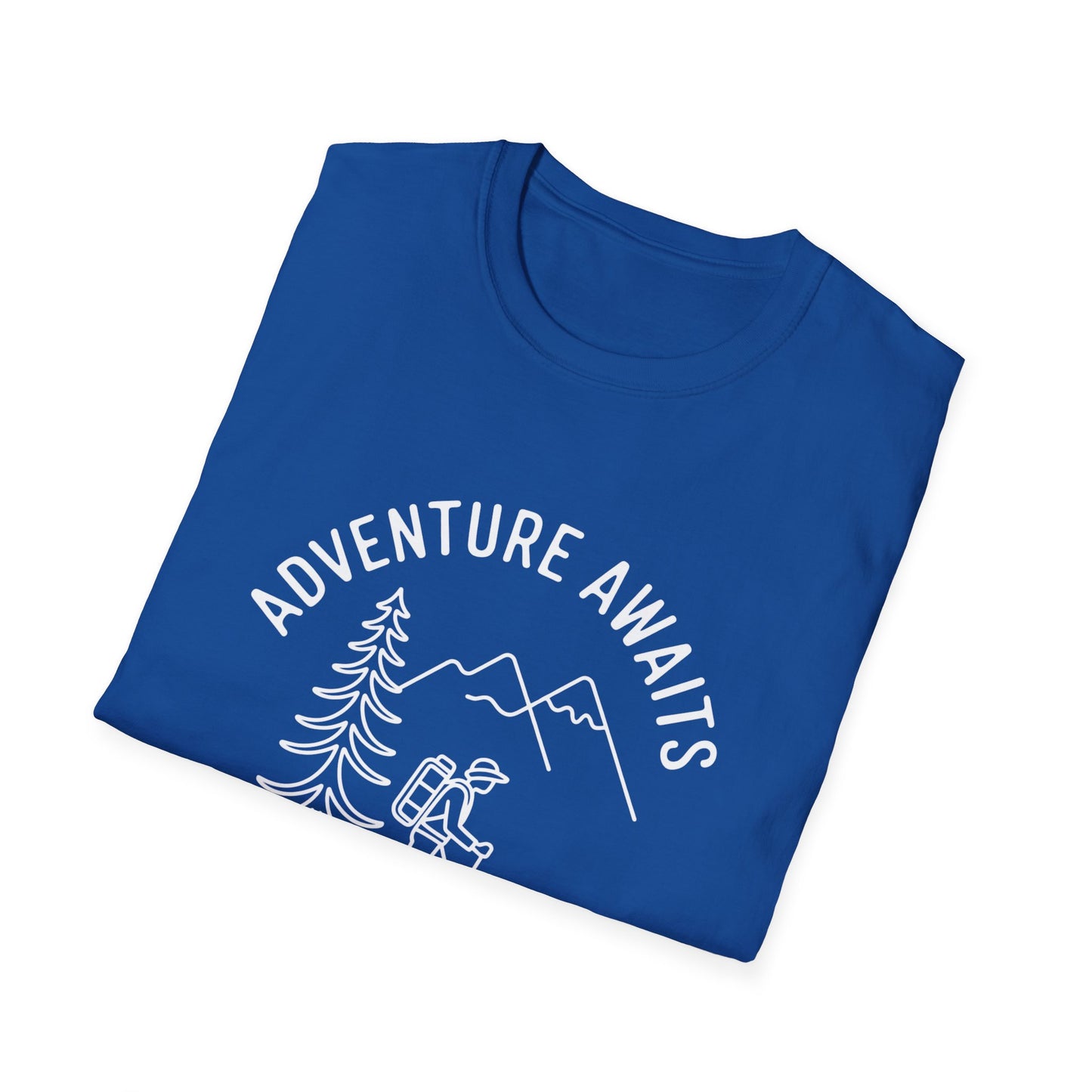 Adventure Awaits line art
