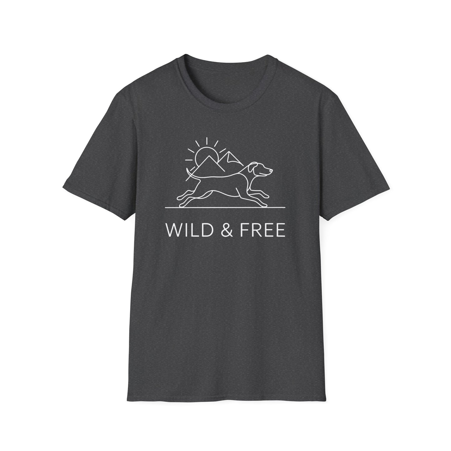 Wild & Free line art