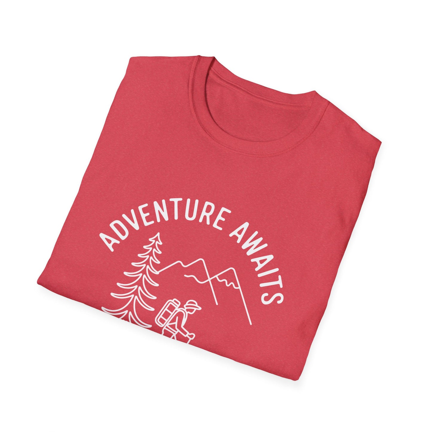 Adventure Awaits line art