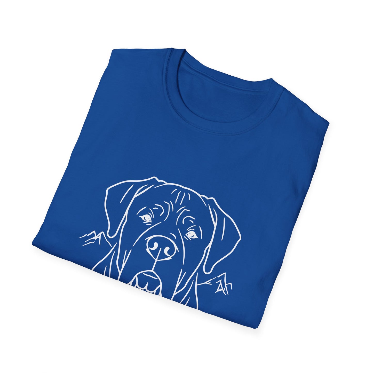 Dog Portrait Line Art Mastiff