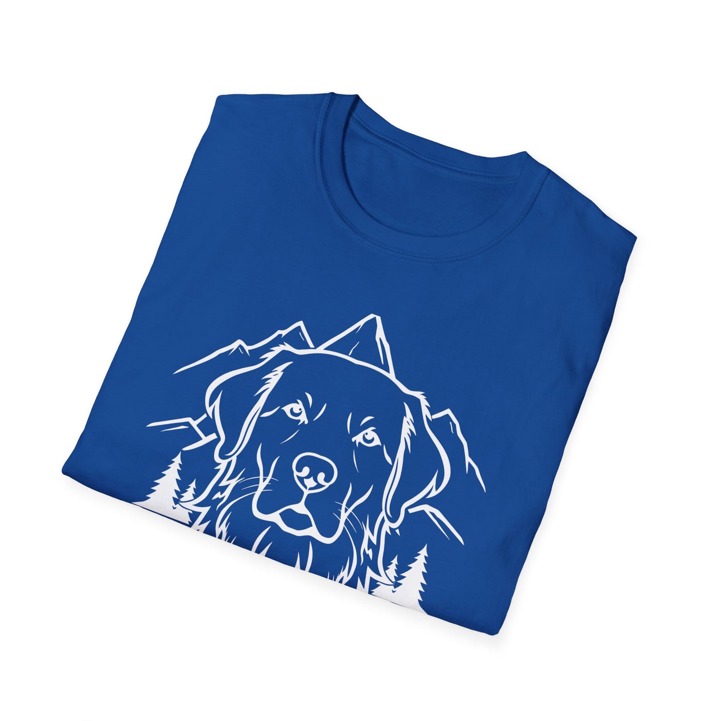Dog Portrait Line Art Golden