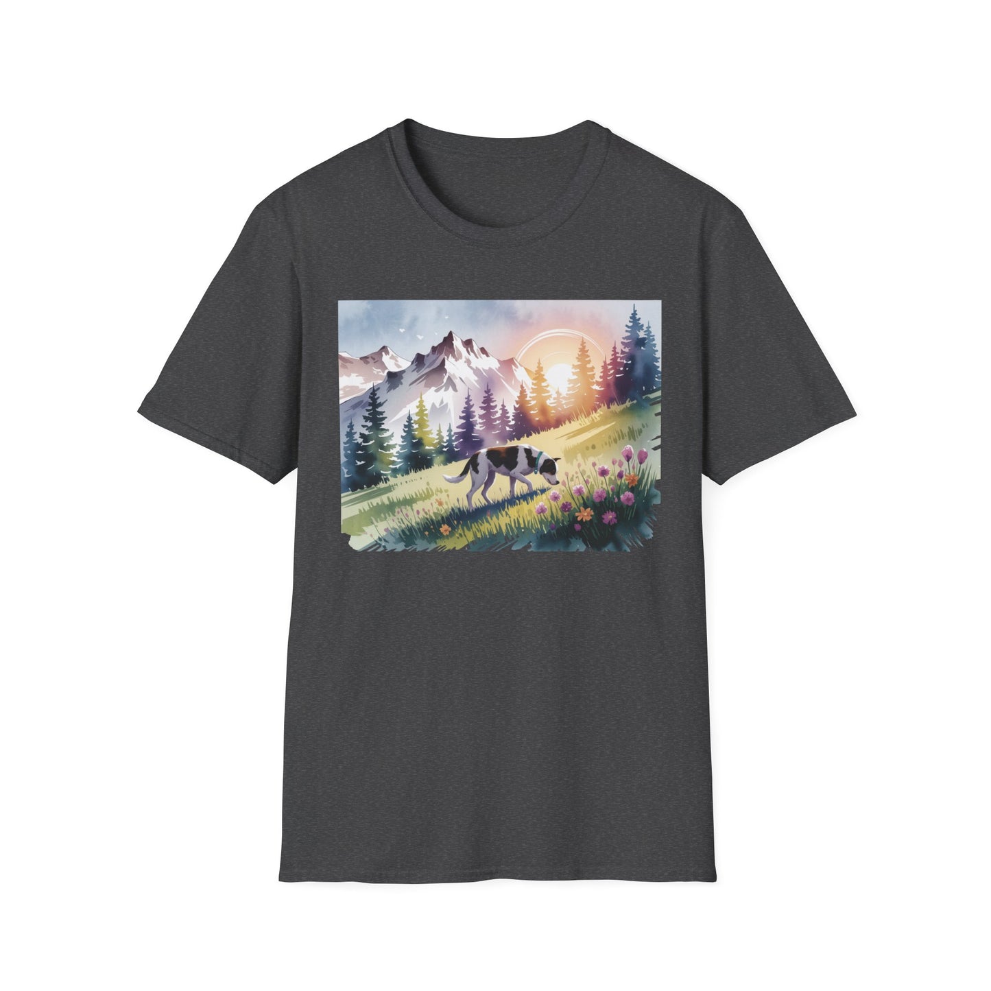 Dog View Watercolor T-Shirt